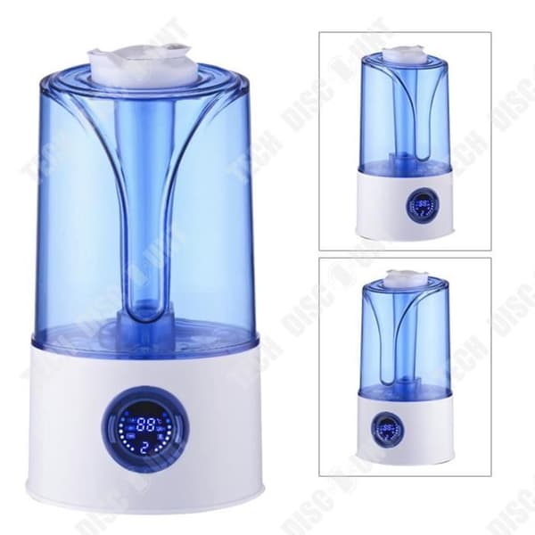 TD® Wholesale Ultrasonic Hushållsluftfuktare Timing Stor kapacitet Dual Jet LCD Smart Atomization Luftfuktare