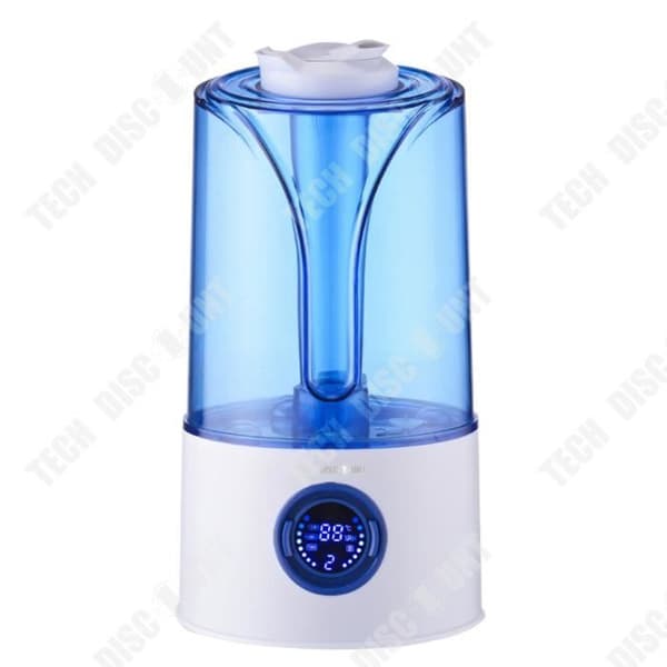 TD® Wholesale Ultrasonic Hushållsluftfuktare Timing Stor kapacitet Dual Jet LCD Smart Atomization Luftfuktare