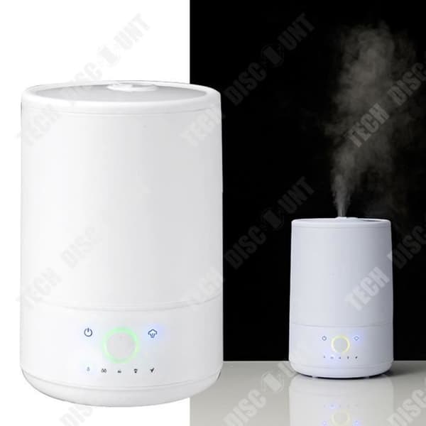 TD® White One-Button Touch Luftfuktare Hem Stor Dimvolym Aromaterapi Hemma Desktop Luftfuktare