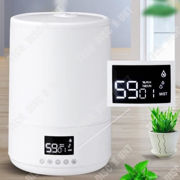 TD® White One-Button Touch Luftfuktare Hem Stor Dimvolym Aromaterapi Hemma Desktop Luftfuktare