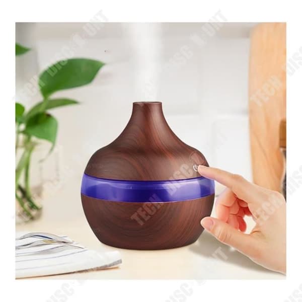 TD® Home Indoor Air Purifier USB Colorful Color Changing Luftfuktare 300ml