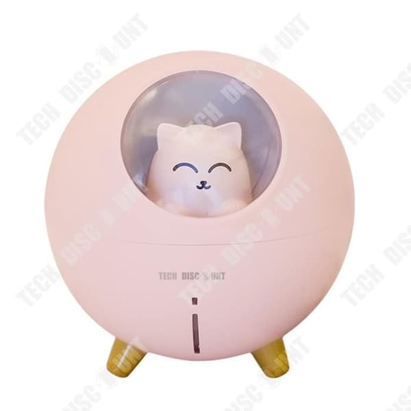 TD® Creative Mini USB Luftfuktare Air Spray Luftfuktare Planet Cat Fuktgivande luftfuktare