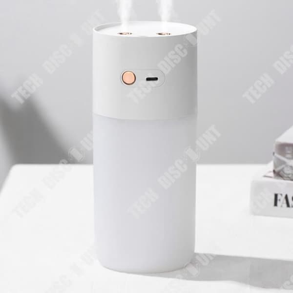 TD® Dubbla munstycke mute luftfuktare stor dimma luftfuktare liten cylindrisk aromaterapi usb luftfuktare