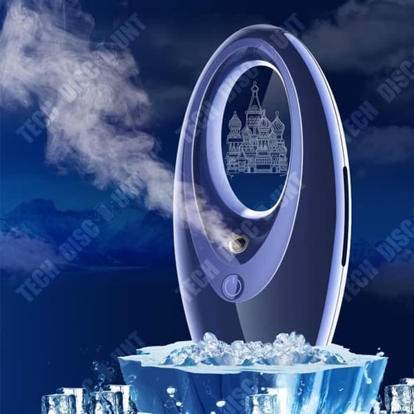 TD® Bilhem med dubbla användningsområden 3D stereoljus luftfuktare stor dimvolym mini atomizer fuktighetskräm luftfuktare