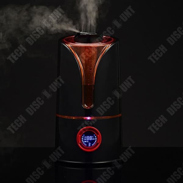 TD® 3,5L Tidsfördröjning Luftfuktare Hushåll Dual Spray Smart Quiet Humidification Atomizer