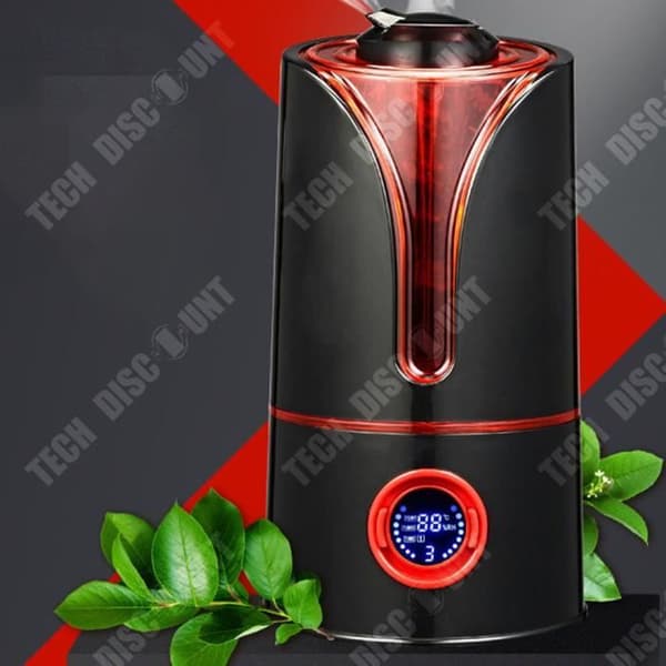 TD® 3,5L Tidsfördröjning Luftfuktare Hushåll Dual Spray Smart Quiet Humidification Atomizer