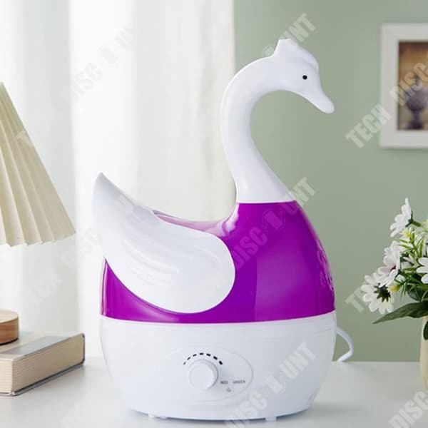 TD® Ultrasonic mute swan luftfuktare stor dimma djur tecknad hem aromaterapi luftfuktare