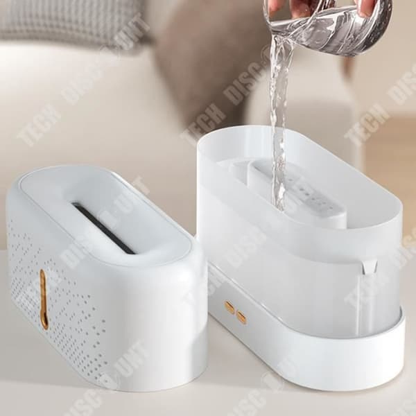 TD® Luftfuktare med stor kapacitet Tyst Intelligent USB Hemma sovsal Aromaterapi Luftfuktare Två-i-ett luftfuktare