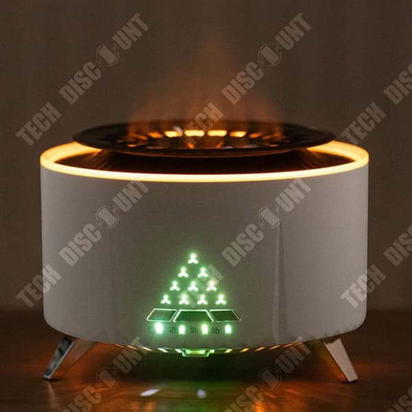 TD® Volcano aromaterapi maskin luftfuktare hem Bluetooth-högtalare skrivbord eterisk olja parfym diffuser luft hydratiseringsmätare