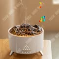 Miniatyrbild 2 av 4: TD® Volcano aromaterapi maskin luftfuktare hem Bluetooth-högtalare skrivbord eterisk olja parfym diffuser luft hydratiseringsmätare