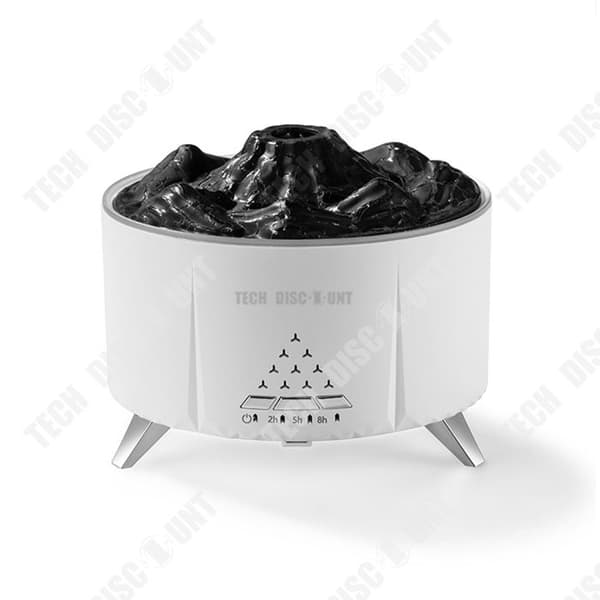TD® Volcano aromaterapi maskin luftfuktare hem Bluetooth-högtalare skrivbord eterisk olja parfym diffuser luft hydratiseringsmätare