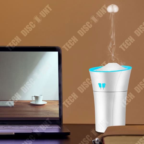 TD® luftfuktare för bil, ficklampa, sju färger, omgivande ljus, luftrening, aromaterapi, etc.