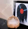 Miniatyrbild 3 av 4: TD® Aromaterapimaskin Bluetooth Musik Ultraljud Träkornsluftfuktare eterisk olja Aromaterapimaskin