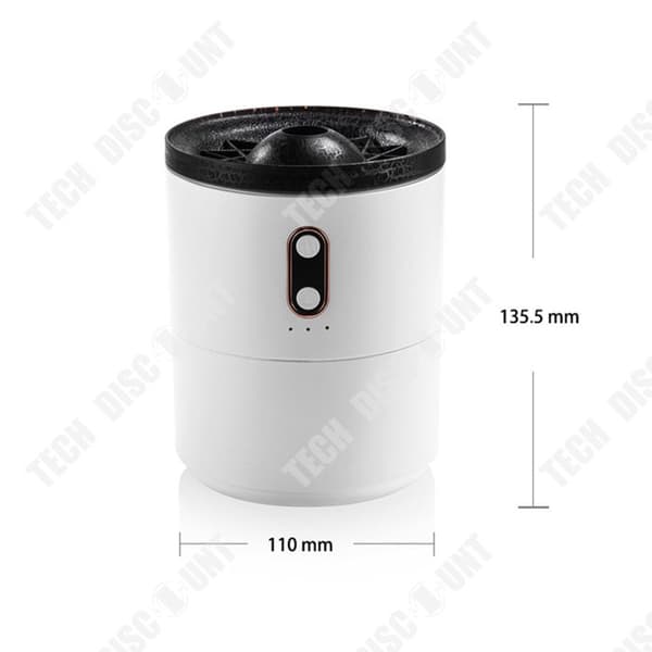 TD® Flame Aromatherapy Luftfuktare Stor spraykapacitet intelligent skrivbordsluftfuktare