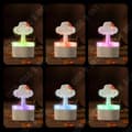 Miniatyrbild 3 av 4: TD® Rainbow Clouds Regndroppar Aromaterapi Diffuser Luftfuktare Ultrasonic Desktop Mute Home Large Mist Aromaterapi Diffuser
