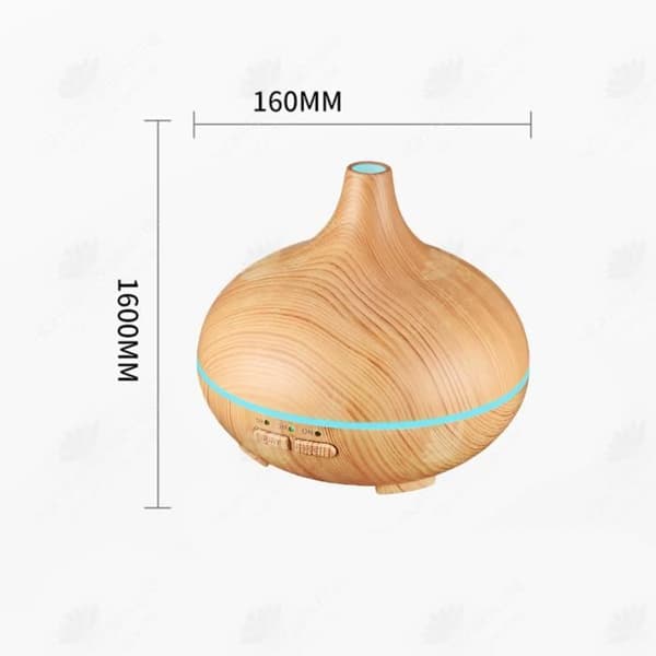 HTBE® Lökhuvud Träkorn Fjärrkontroll Aroma Diffuser Kreativ Ceremoni Luftrenare Hem Sovrum USB Ultraljud