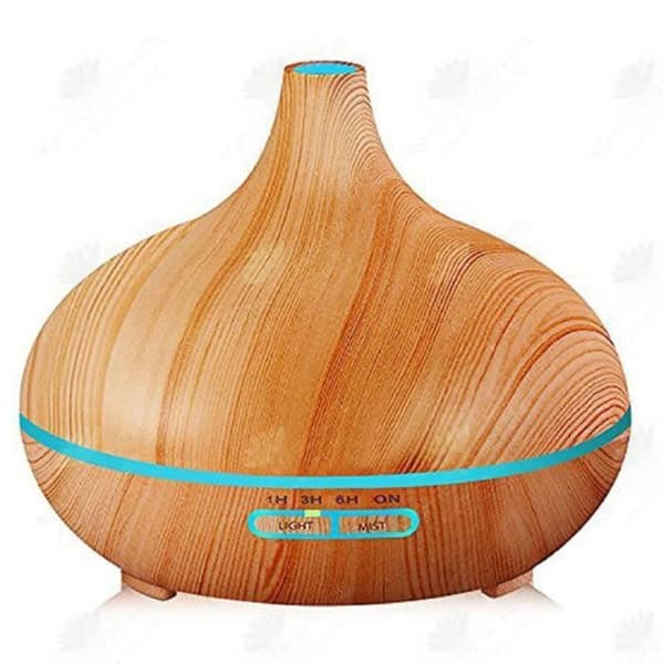 HTBE® Lökhuvud Träkorn Fjärrkontroll Aroma Diffuser Kreativ Ceremoni Luftrenare Hem Sovrum USB Ultraljud