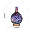 Miniatyrbild 4 av 4: TD® Doftspridare Luftfuktare 3D Hem Ultrasonic Aromalampa Kreativ Sju Färger Nattlampa Kontor Gåvor 0.5L