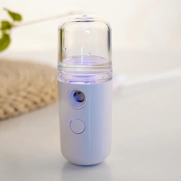 Kannettava Nano Face Mist – Kosteuttava kasvohöyrystin sumutettavalla sumulla, USB-ladattava, 30 ml vesisäiliö