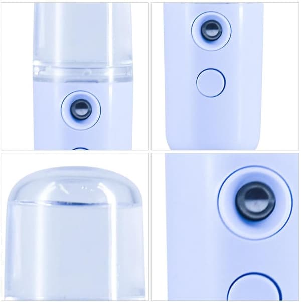 Kannettava Nano Face Mist – Kosteuttava kasvohöyrystin sumutettavalla sumulla, USB-ladattava, 30 ml vesisäiliö