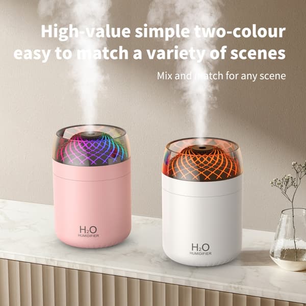 INF Elegant Glass Cup Luftfukter: Forbedre Rommet Ditt med Stil Hvit