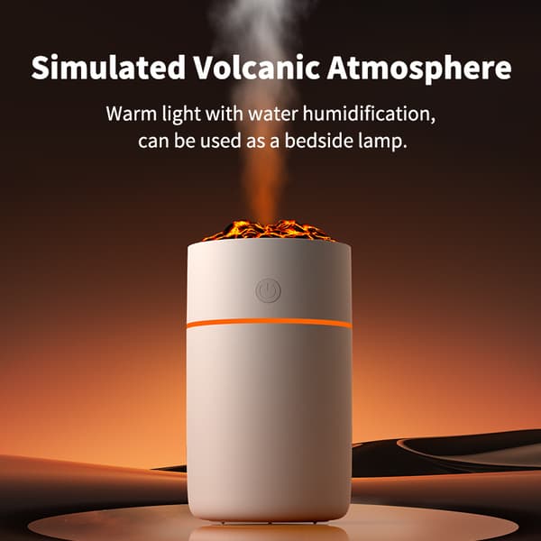 INF Volcano Humidifier HS01: Simuler flamme, Rens luften Sort