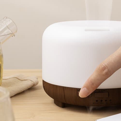 Aroma Diffuser RGB luftfugter med fjernbetjening og æterisk olie