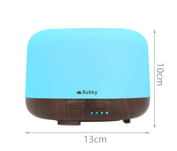 Aroma Diffuser RGB luftfugter med fjernbetjening og æterisk olie