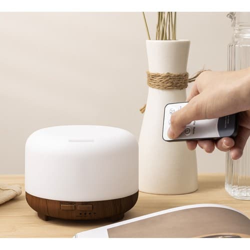Aroma Diffuser RGB luftfugter med fjernbetjening og æterisk olie