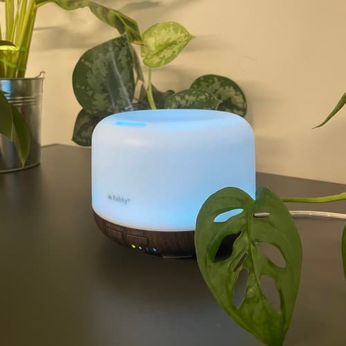 Aroma Diffuser RGB luftfugter med fjernbetjening og æterisk olie