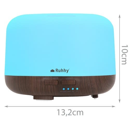 Aroma Diffuser RGB luftfugter med fjernbetjening og æterisk olie