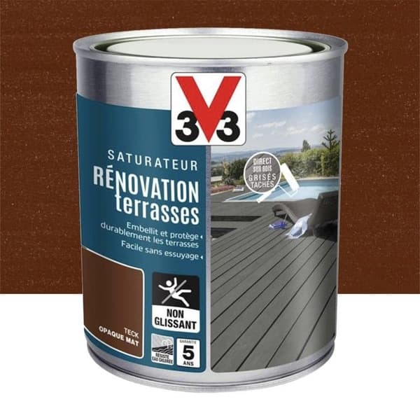 Saturator V33 Renovering teakterrasser 1 L