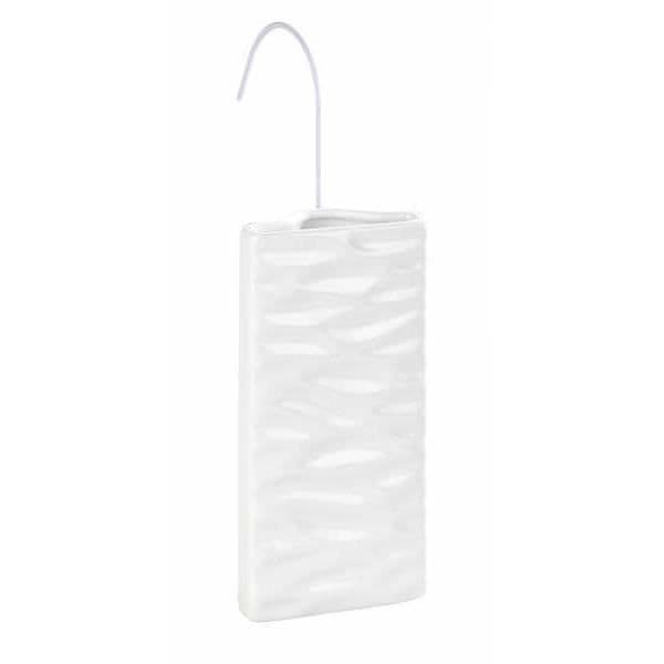 Vagues kylare saturator, hängande luftfuktare med krok ingår, keramik, 9x19,5x4 cm, vit