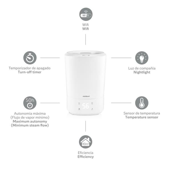 Wifi-humidifier Humitop Connect