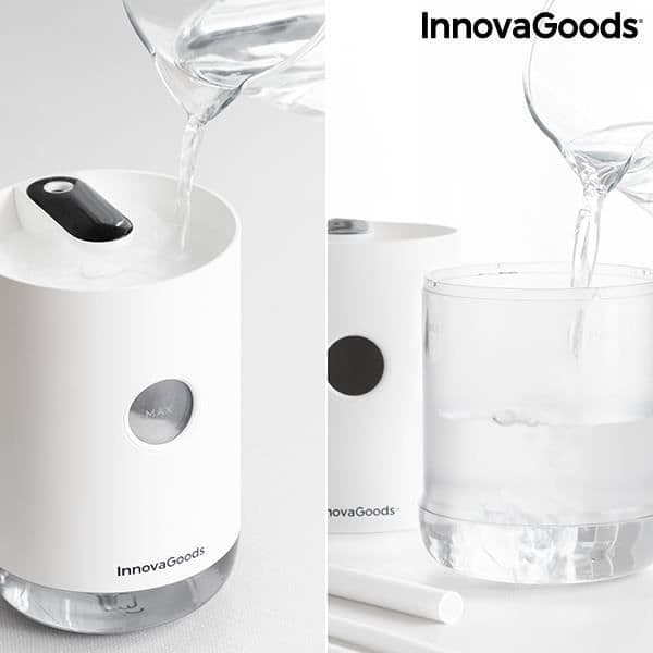 Vaupure Innovagoods uppladdningsbar ultraljudsluftfuktare - Vit - 1 L - Tyst - Cool Mist