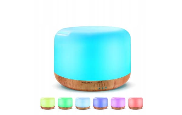LUFTFUGTIGER DIFFUSER AROMATERAPI NAT LAMPE RGB IONISATOR DUFT