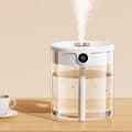 Miniatyrbillede 5 af 7: Bomclap luftfugter Dobbelt spray luftfugter stort rum, stue luftfugter, automatisk tilstand fugtighedssensor