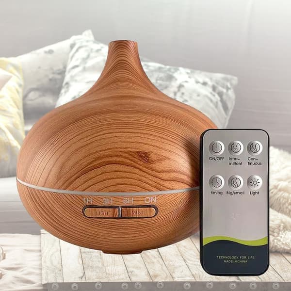 Aroma Diffuser – Snygg och vacker – 300 ml. Brun