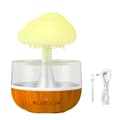 Miniatyrbillede 1 af 2: Regnsky Humidifier, 500 ml kapacitet, 7-farvet natlys, cool-mist impeller,A
