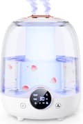 Miniatyrbild 1 av 10: OBOSOE Luftfuktare 3L med tyst dimma – Smart timer, dubbla munstycken, LED-ljus – Perfekt för sovrum och barnrum