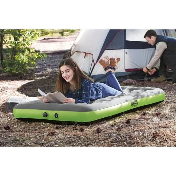 BESTWAY Pavillo uppblåsbar campingmadrass - 1 Roll & Relax - 188 x 99 x 22 cm - Med uppblåsningsväska