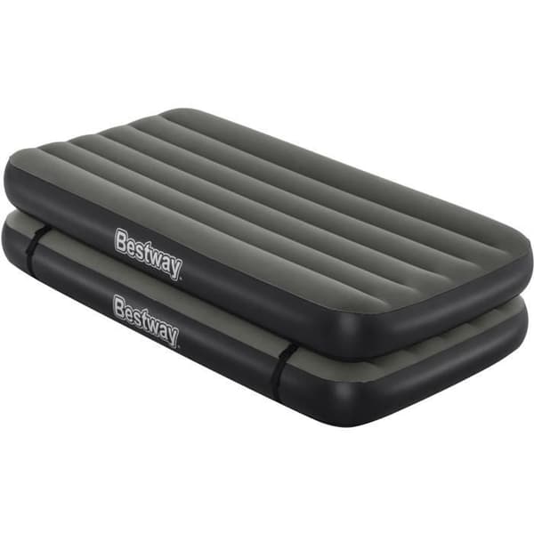 3 i 1 säng - BESTWAY - Airbed Tritech Connect and Rest - Enkelsängar, upphöjd säng, king size-säng - 188 x 99 x 25 cm - 150 kg max