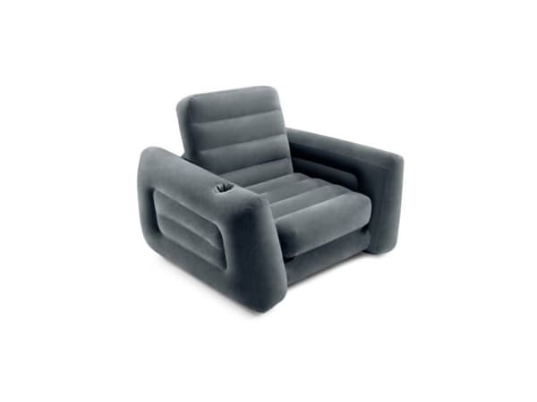 Intex Pull-Out Chair, Enkel-stol, Grå, PVC, 2240 mm, 1170 mm, 660 mm