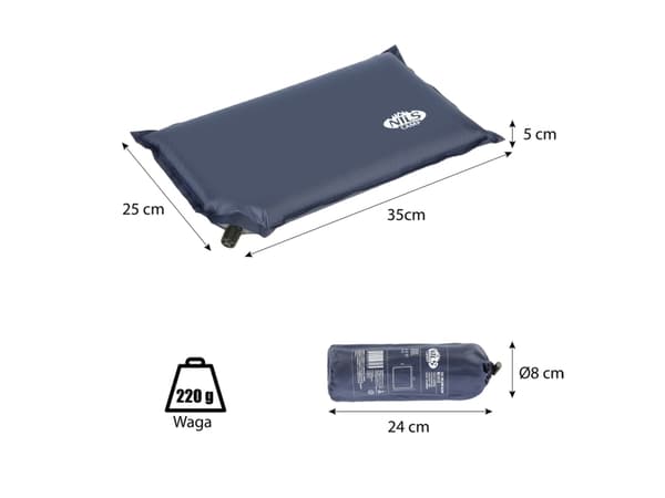Nils Extreme NC4113 NAVY BLUE SELVUPPLØSENDE PUTE NILS CAMP