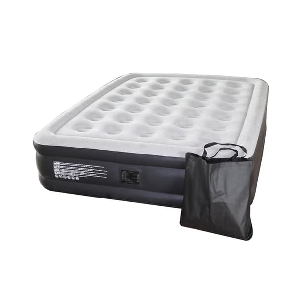 BluMill Airbed - 2-personers - Indbygget pumpe - 203x152x36 cm