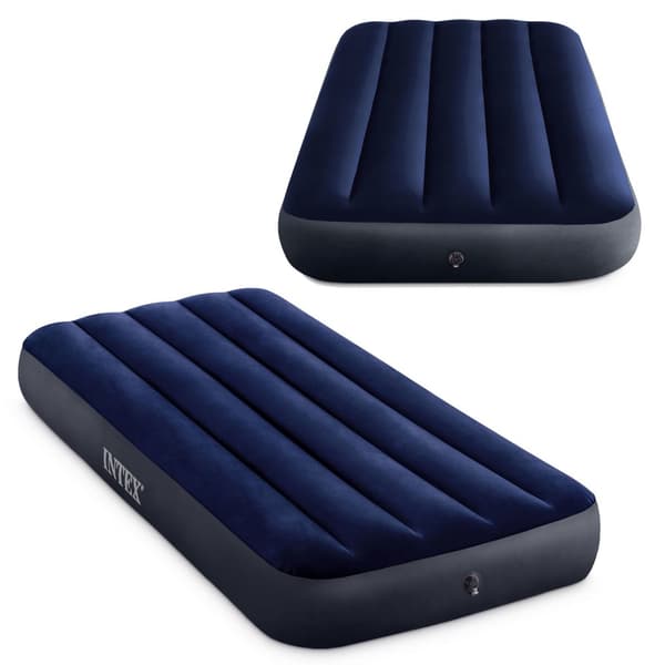INTEX luftmadras - 1 person - 191x76x25 cm - velour