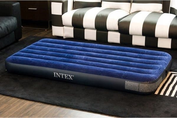 INTEX luftmadras - 1 person - 191x76x25 cm - velour