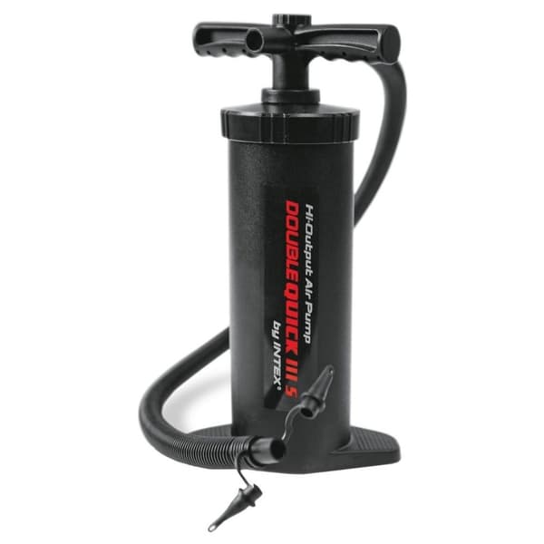 Intex PremAire I - Ilmasänky - 2 hengelle - Sisältää sisäänrakennetun pumpun, kantolaukun ja korjaussarjan - 203x152x46 cm - PVC - Harmaa
