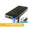 Pikkukuva 1 / 7: Intex Prestige Downy - Ilmasänky - 1 hengelle - Kompakti - Korjaussarjalla ja käsipumpulla - 191x76x25 cm - PVC - Vihreä