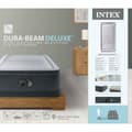 Miniatyrbillede 4 af 4: Intex luftseng - 1-Person - 99 x 191 x 46 cm - Grå - Med indbygget pumpe, Fitlagen Hvid, Pude, Molton 2 i 1 pudebetræk og reparationssæt